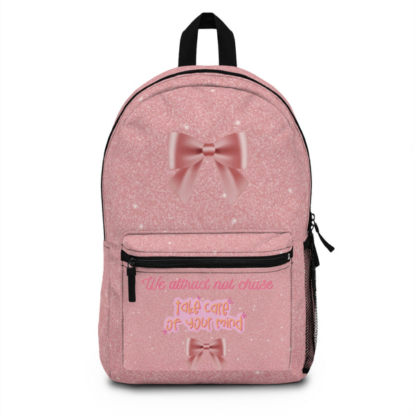 Backpack Motivational Girlie Code Attraction Travel Bag