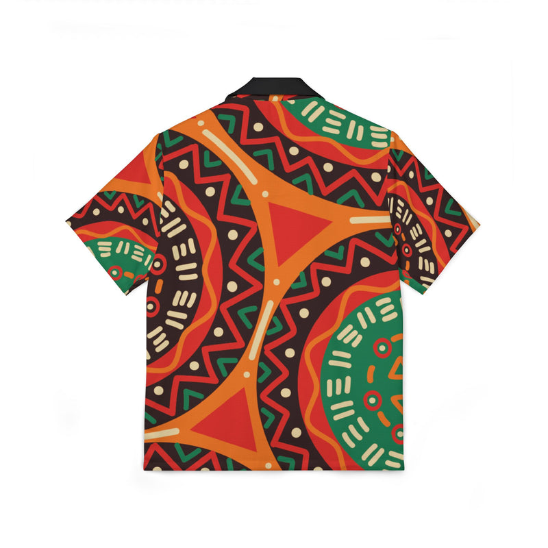 Hawaiian Shirt African Print Men's Camp Shirt