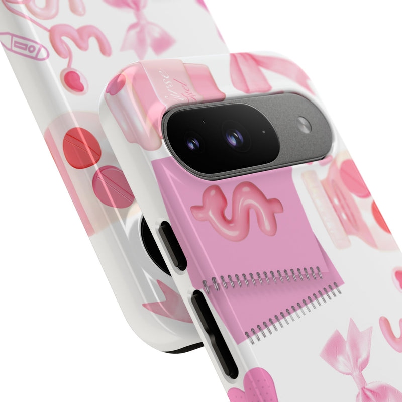 Phone Case - Cute Pink Nurse Design