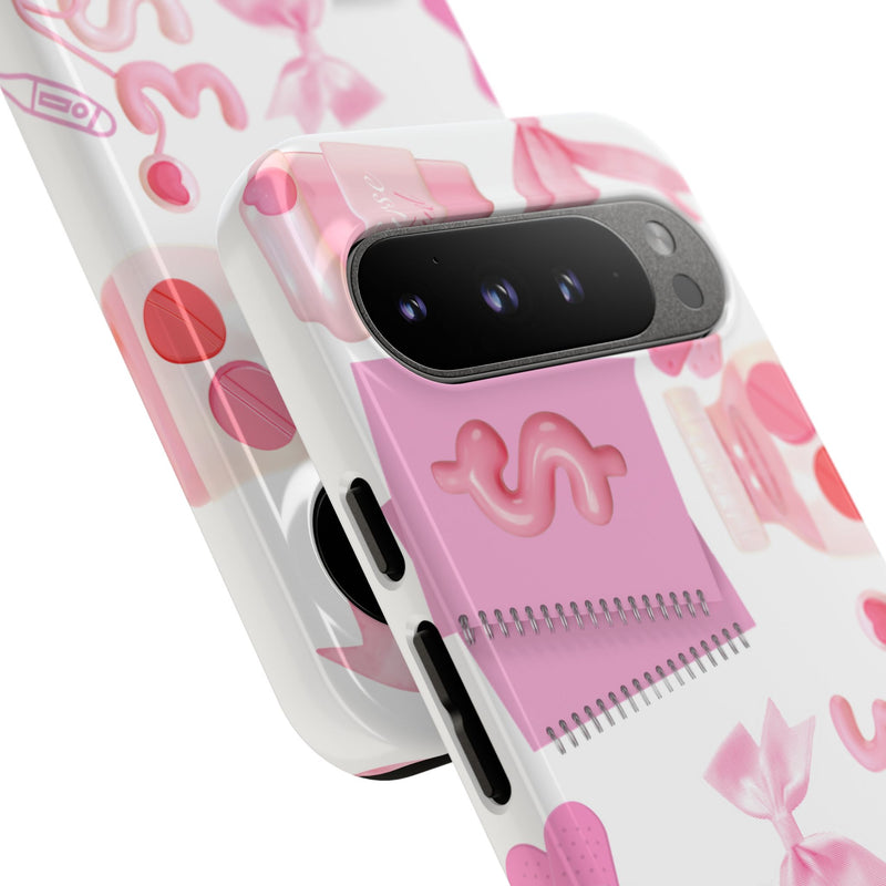 Phone Case - Cute Pink Nurse Design