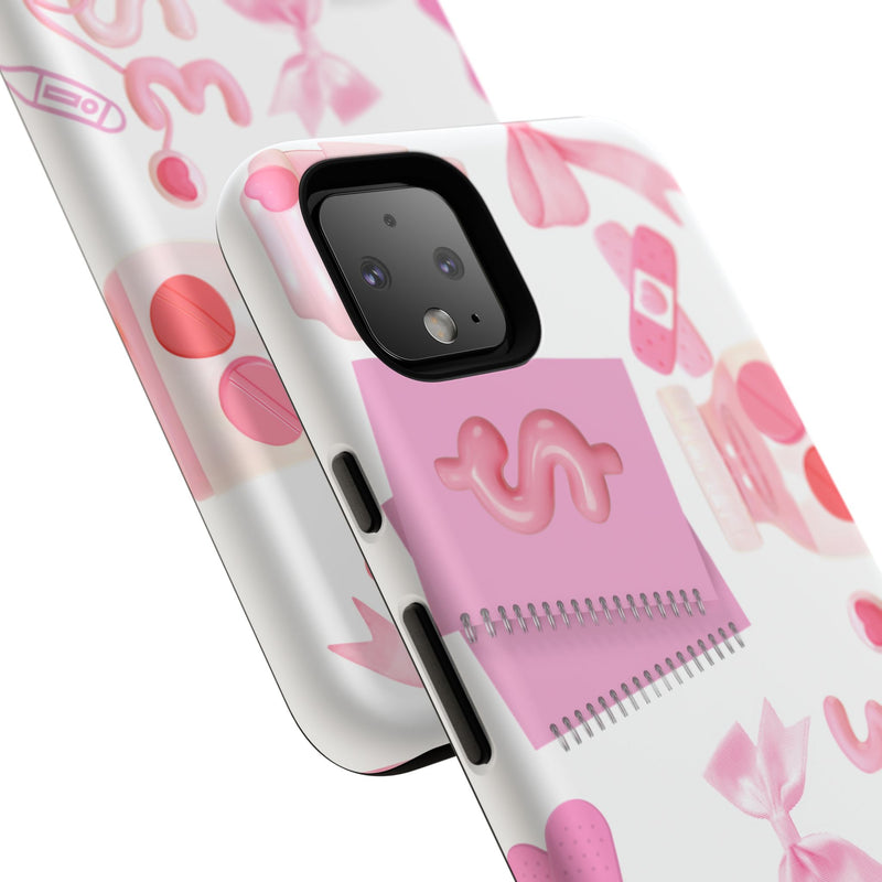 Phone Case - Cute Pink Nurse Design