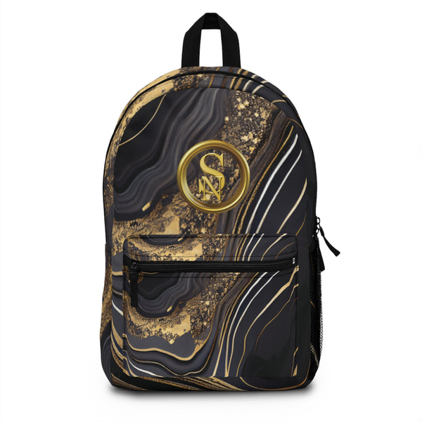 Elegant Marbled Backpack for Stylish Travel