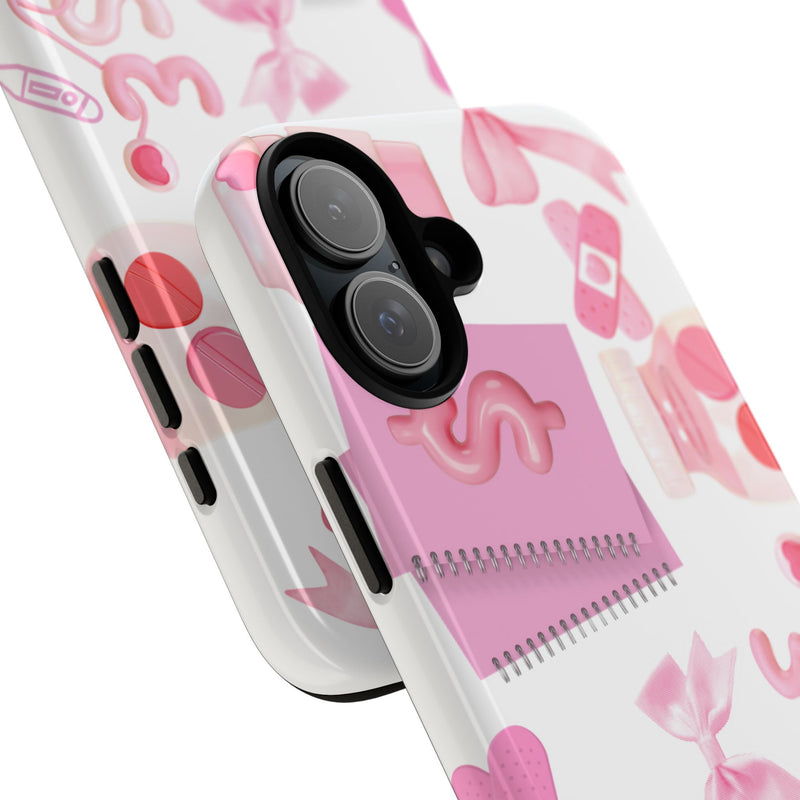 Phone Case - Cute Pink Nurse Design