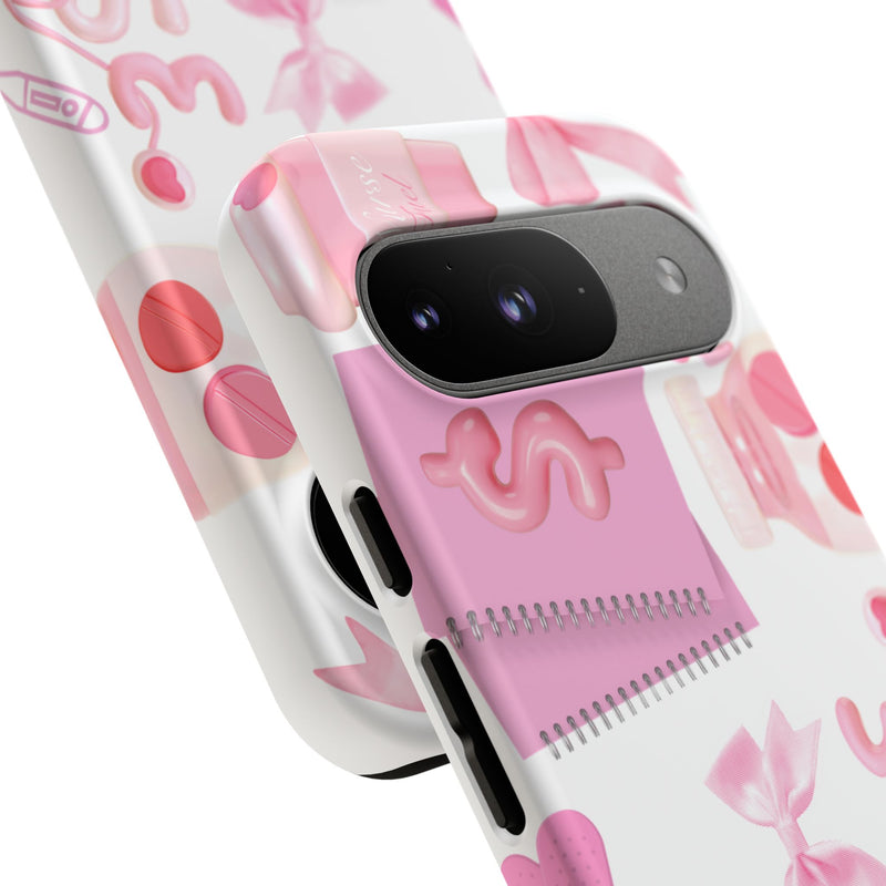 Phone Case - Cute Pink Nurse Design